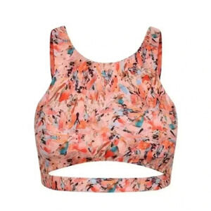 Cleo Harper Womens Workout Yoga Athletic Limited Edition Print Coco Sportsbra XS